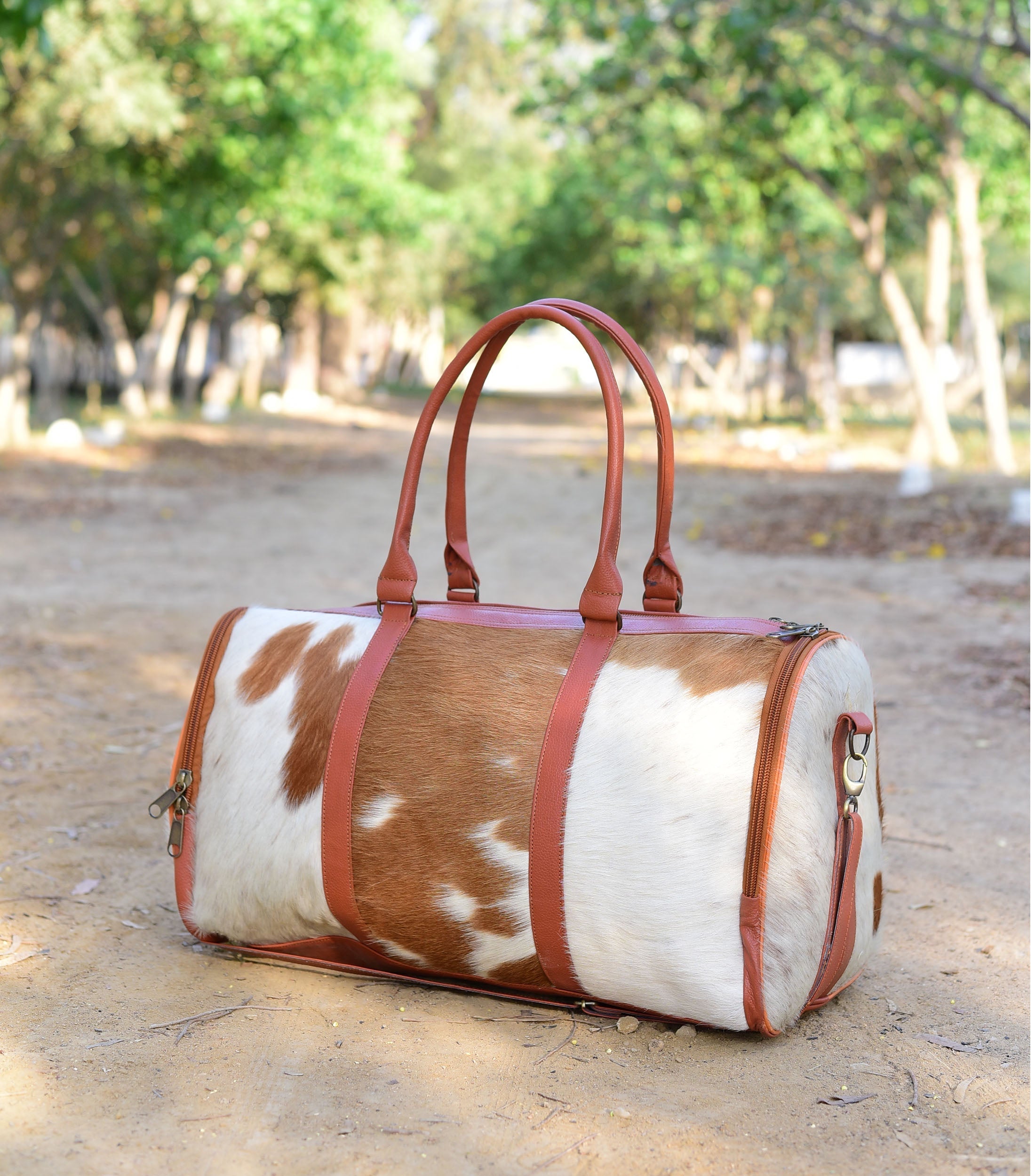 Cowhide Duffel Bags