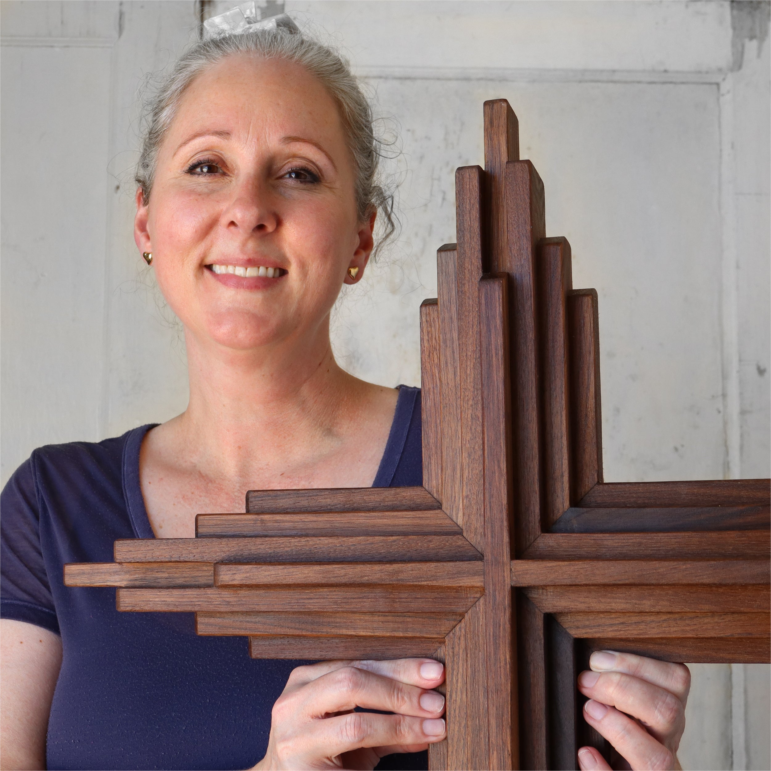 Three-Foot-Tall Wooden Crosses