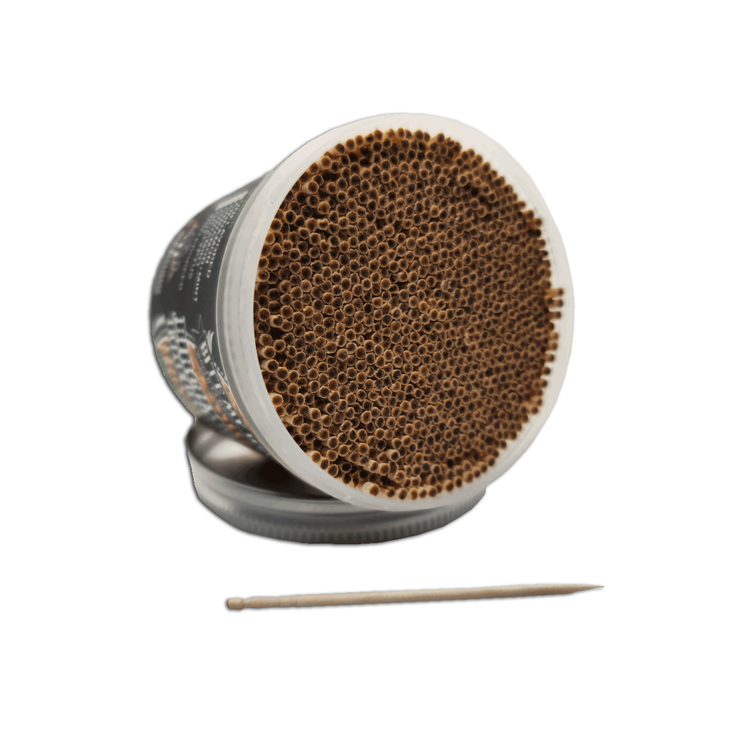 Unflavored Birchwood Toothpicks in Plastic Tube Or Jar
