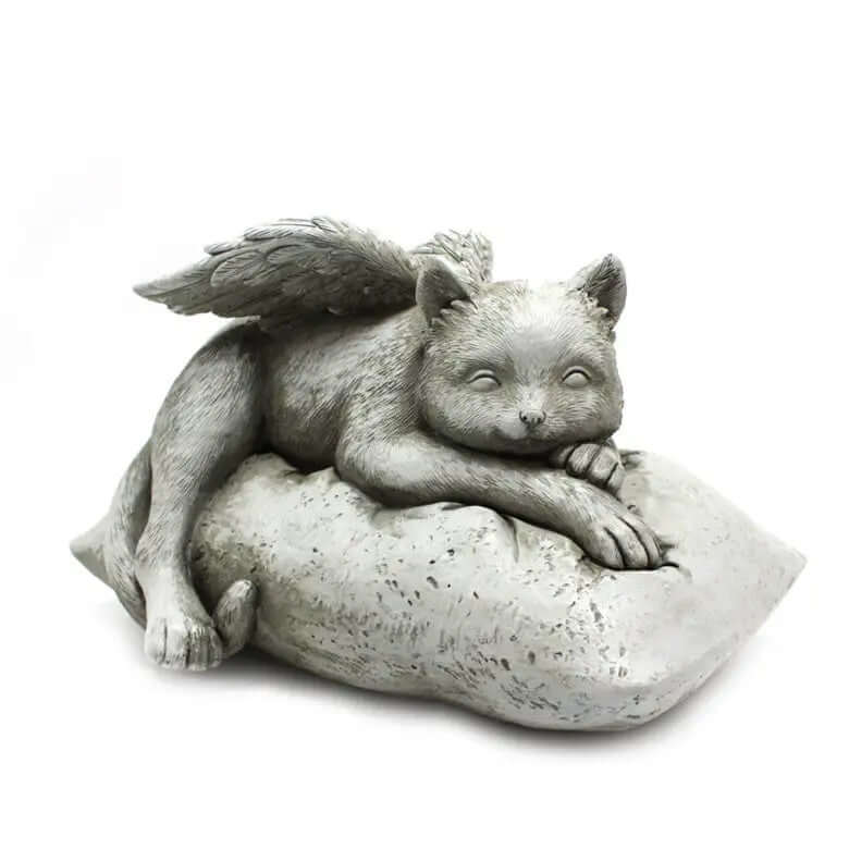 Angelic Cat Pet Memorial Statue