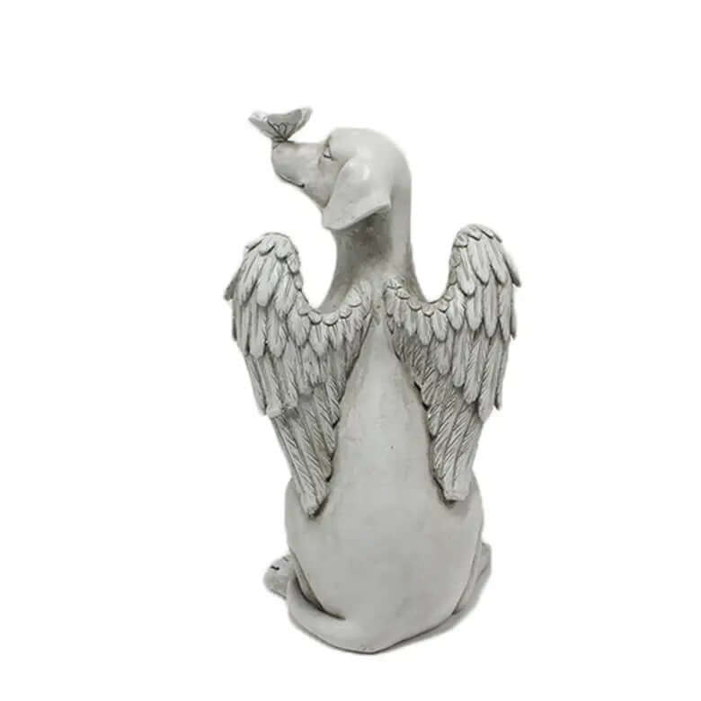 Angelic Dog Memorial Statue