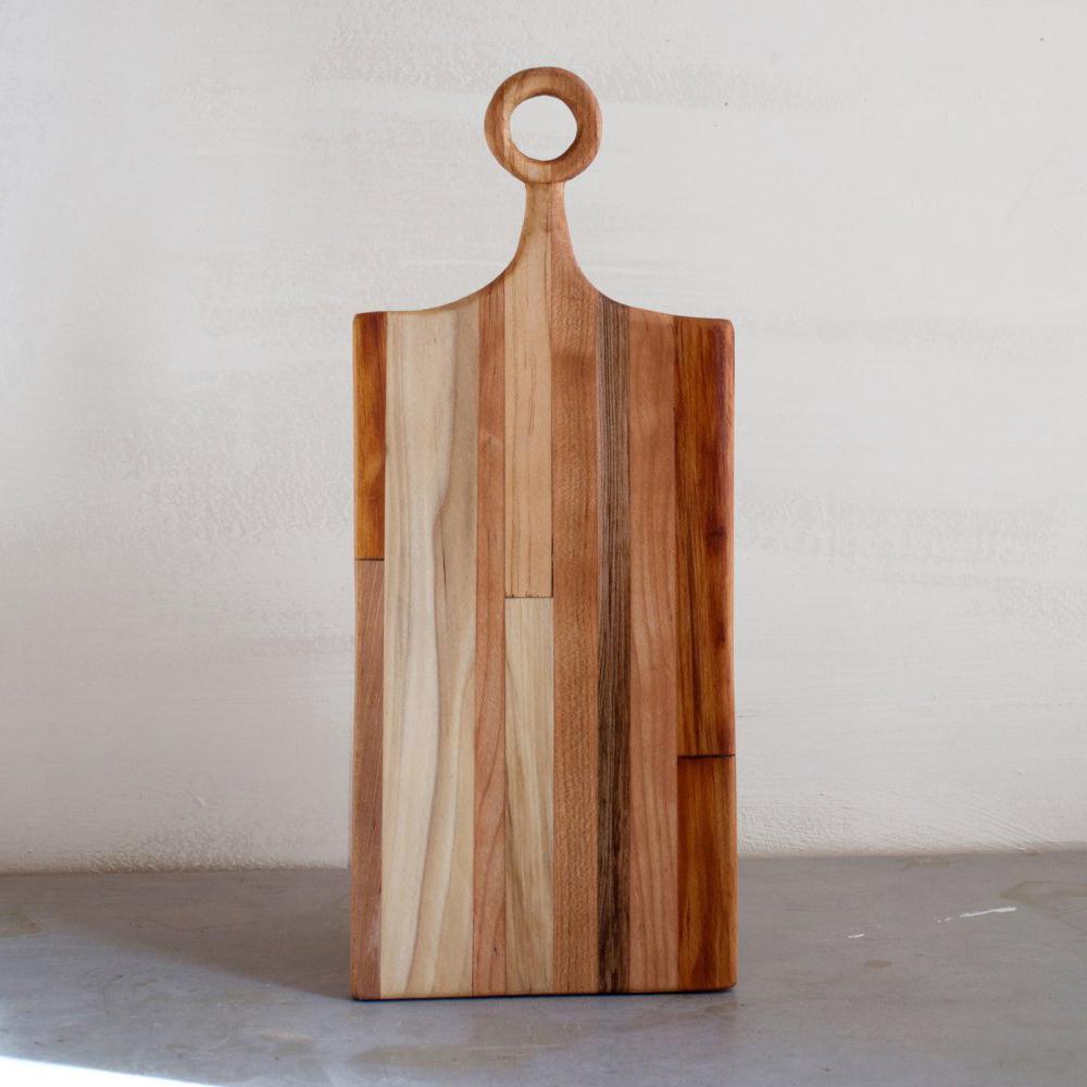 Serving Boards with Hand-Carved Handle