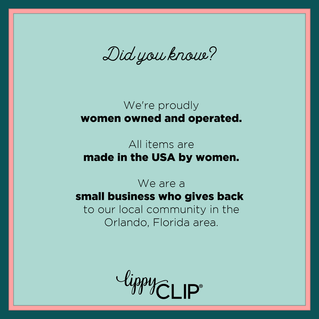 Royal and White Plaid LippyClip® Lip Balm Holder