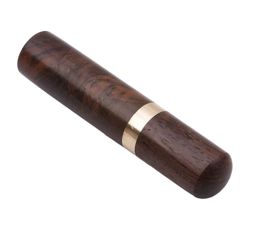 Portable Toothpick Holders – Keychain with Screw Cap in Aluminum & Wood Designs