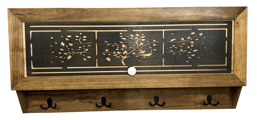 Coat Rack Hidden Gun Storage - Woodland Tree