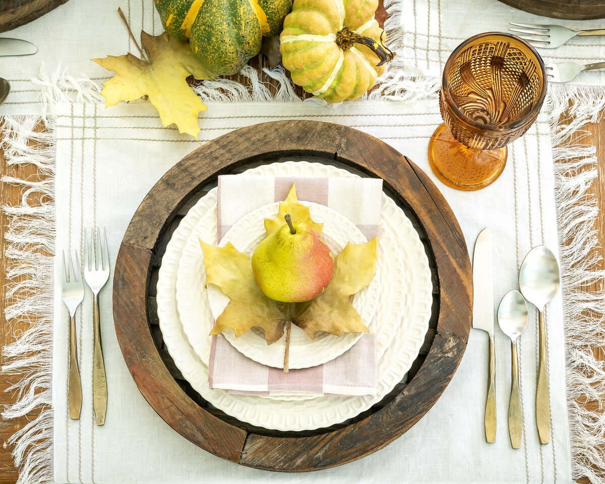 Hand-Forged Antique Gold Flatware Set