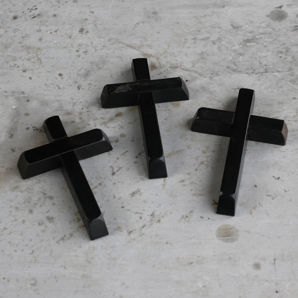 Ebony Piano Key Crosses