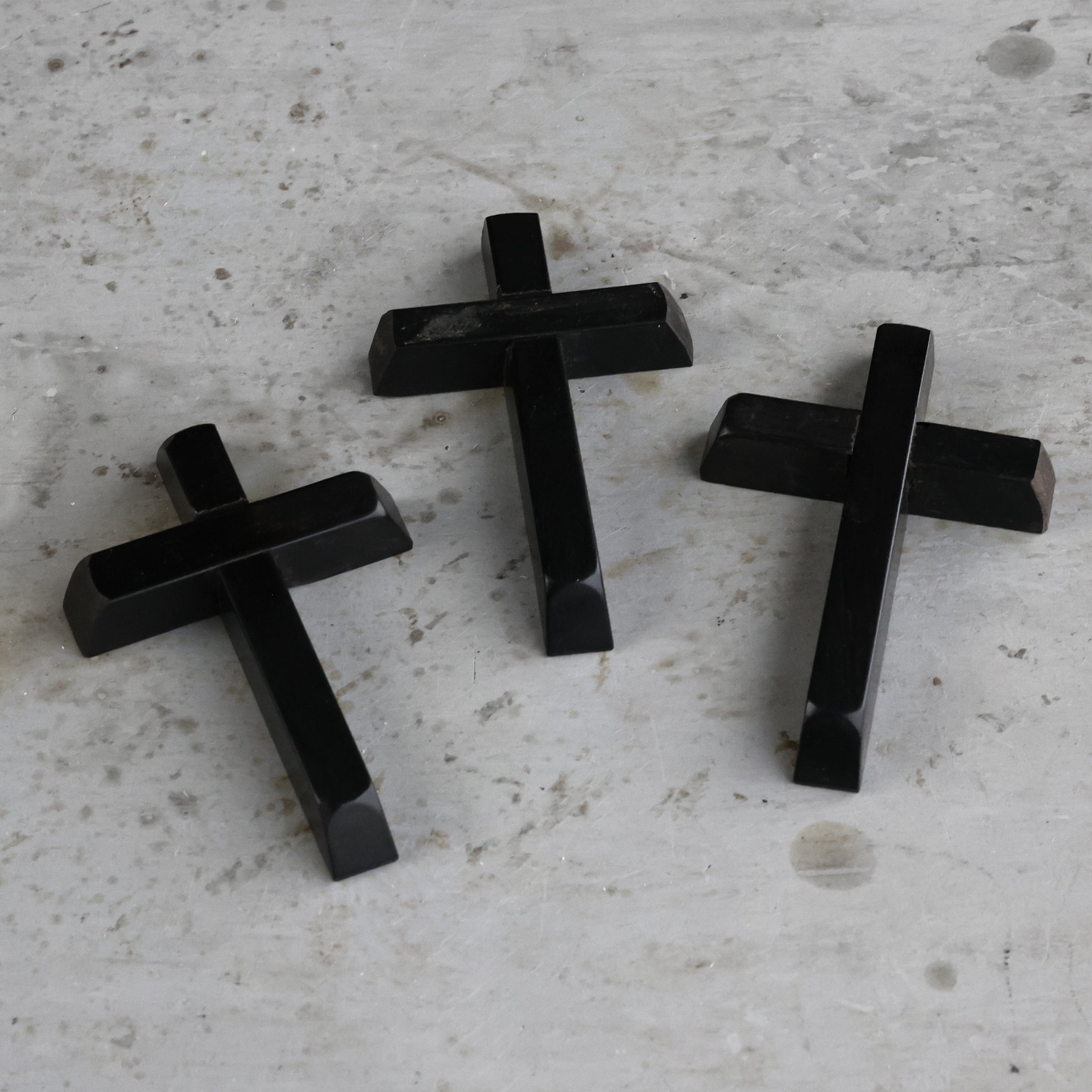 Ebony Piano Key Crosses