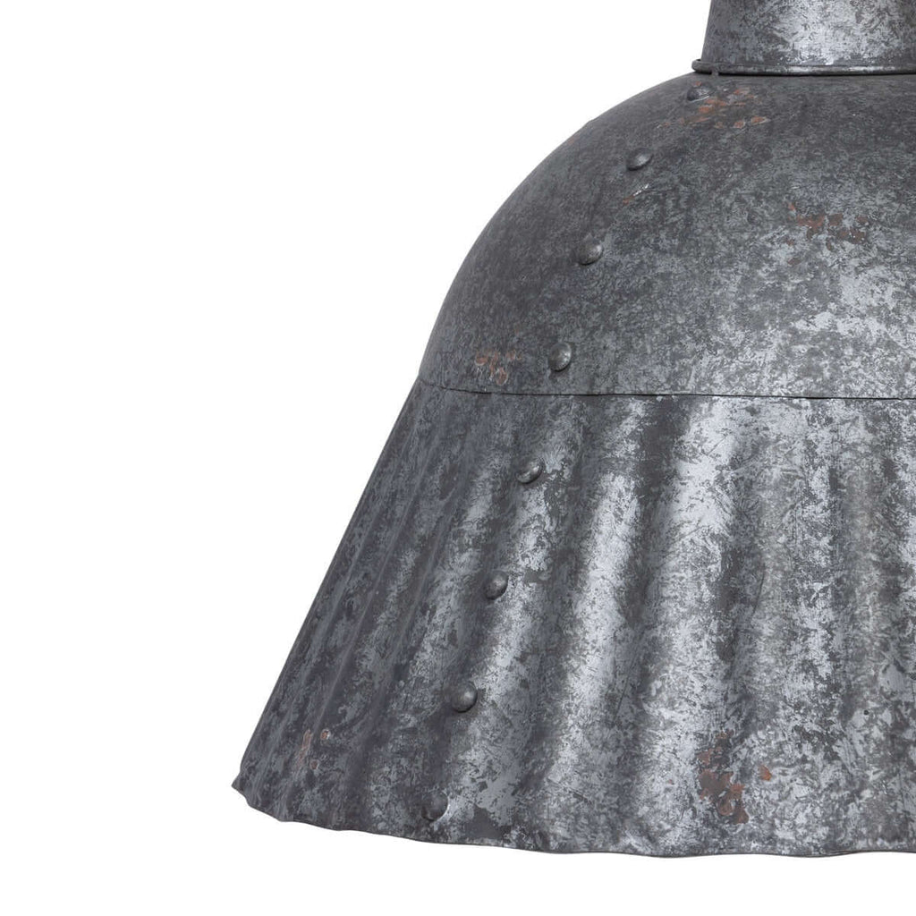 Farmhouse Galvanized Pendant Light