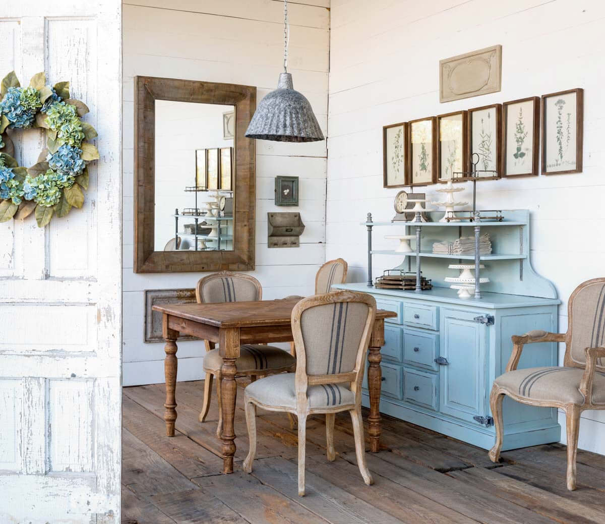 Farmhouse Galvanized Pendant Light