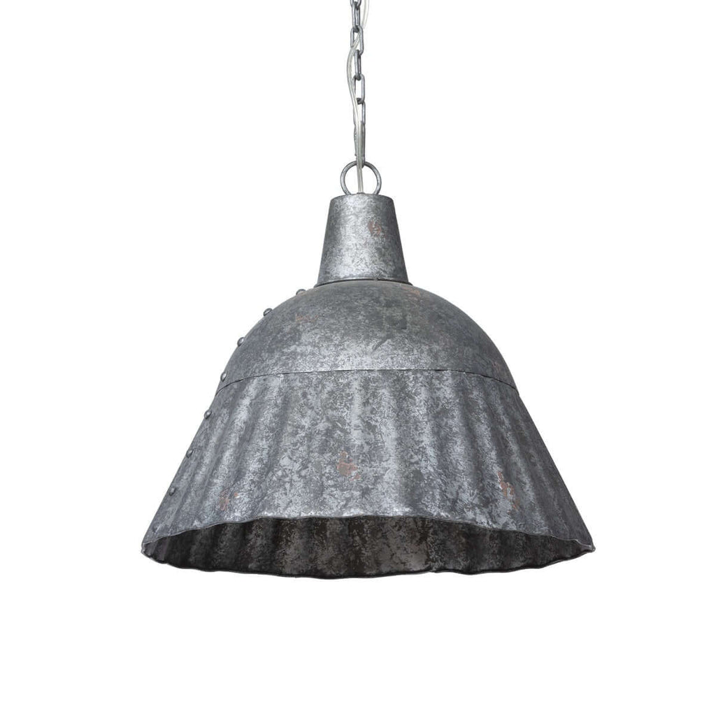 Farmhouse Galvanized Pendant Light