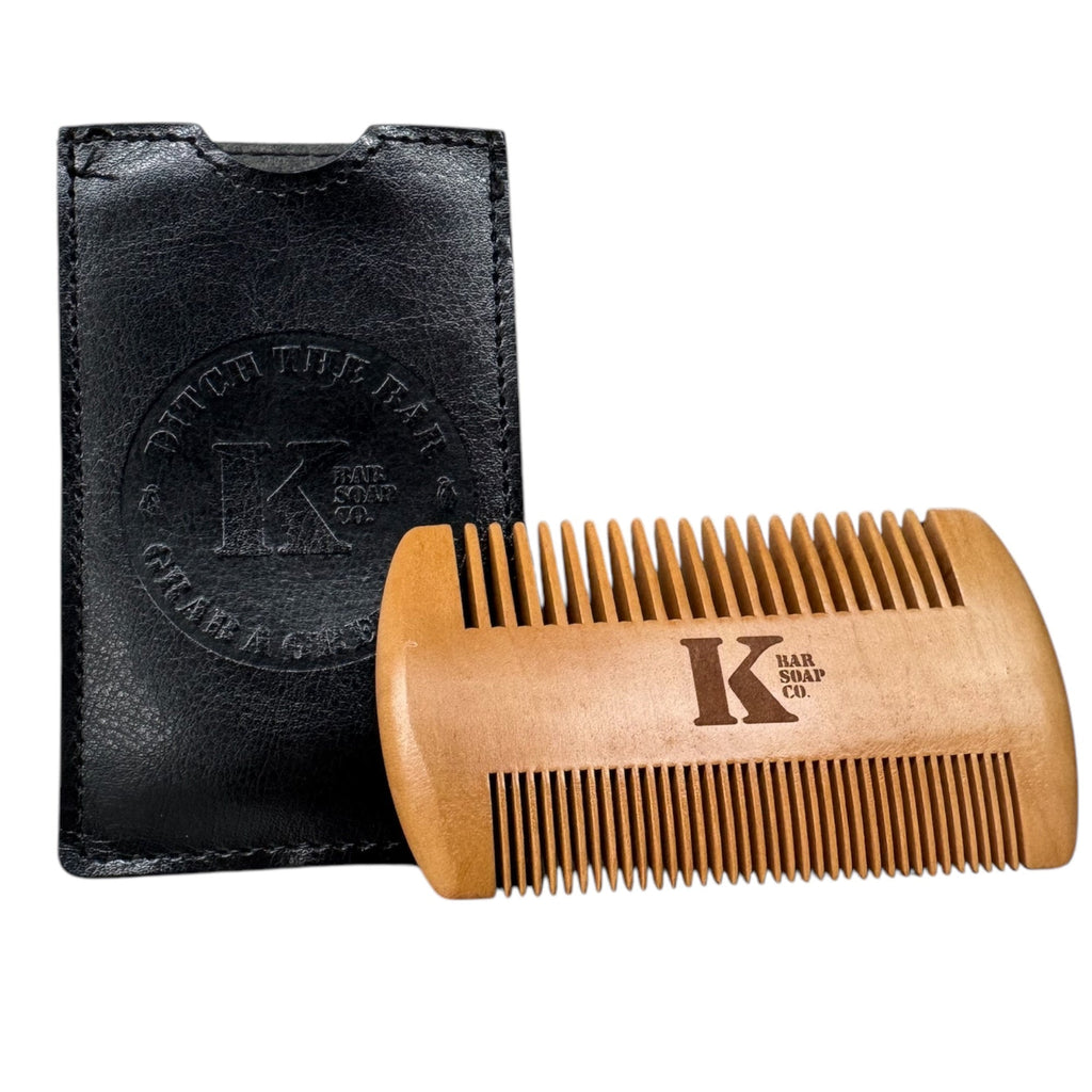 Custom Coarse and Fine KBSC Beard Comb