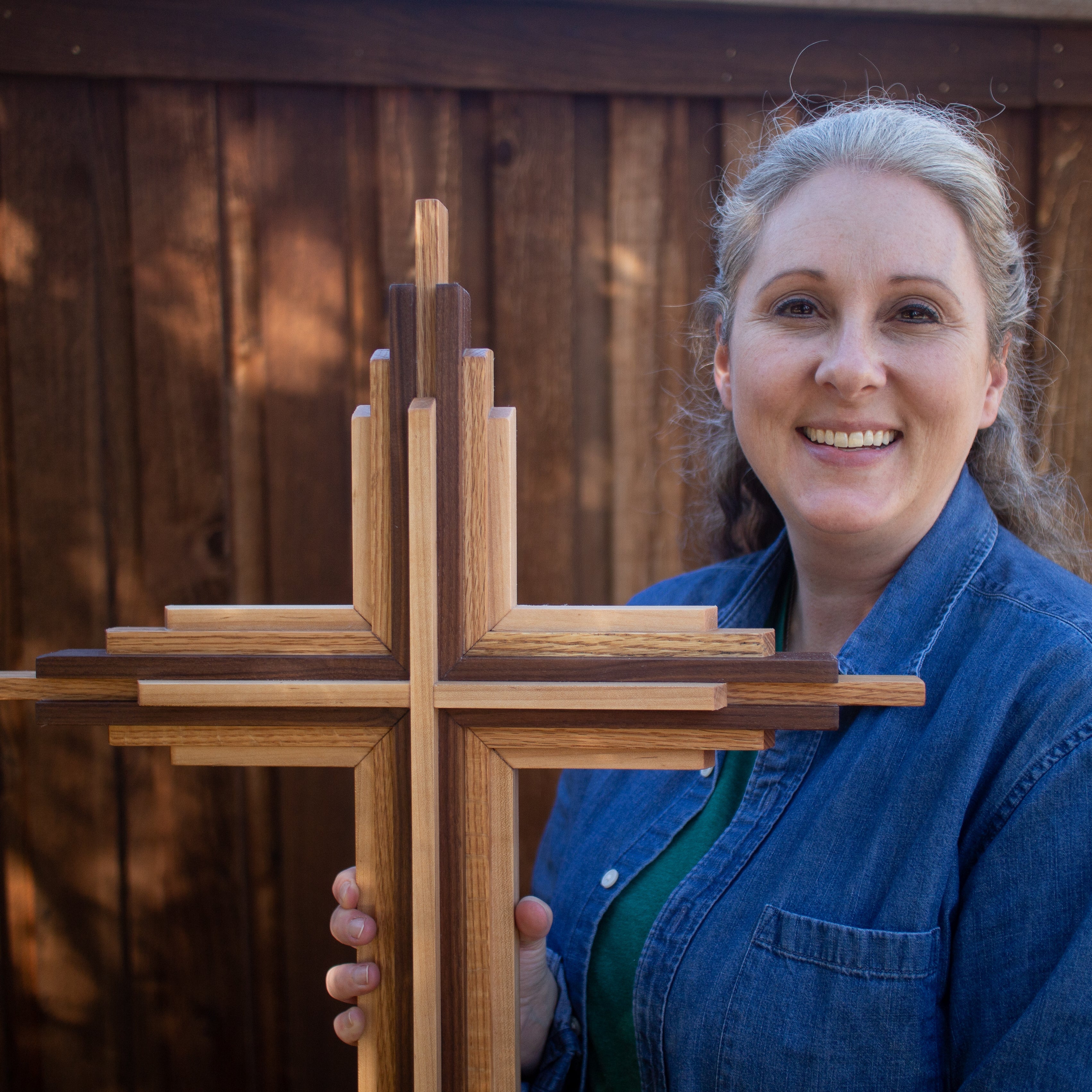 Three-Foot-Tall Wooden Crosses