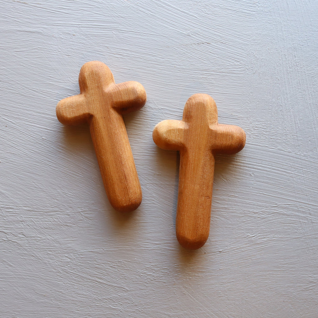 Hand-carved Wooden Prayer Crosses