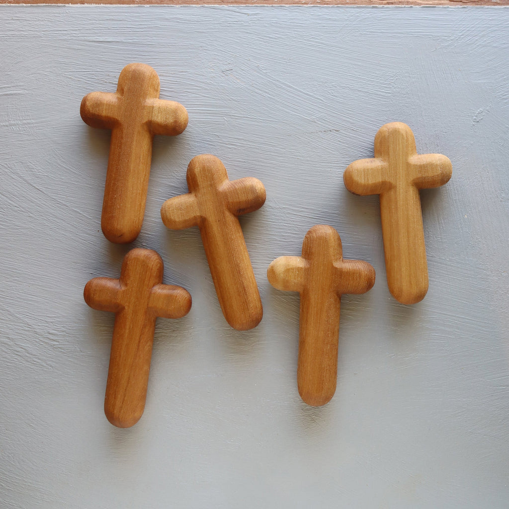 Hand-carved Wooden Prayer Crosses