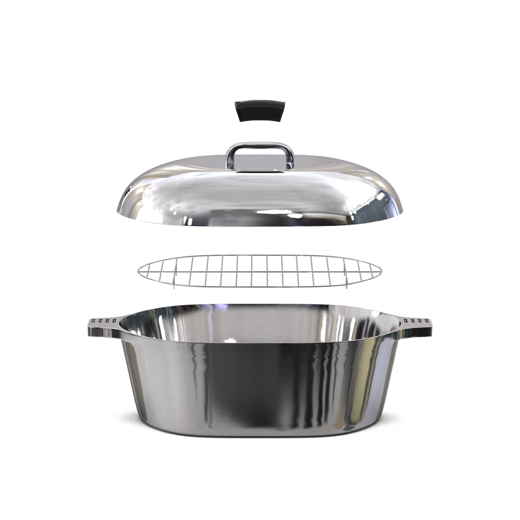 Oval Dutch Oven with Lid - 12.6 Quart (18 Inch)