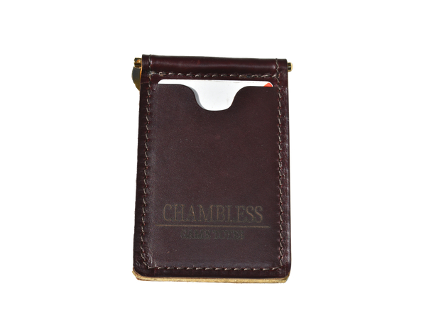Leather Money Clip / Cardholder
