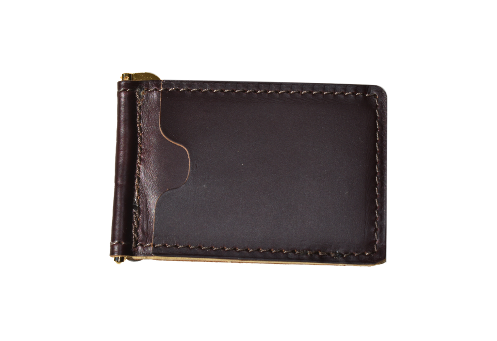 Leather Money Clip / Cardholder