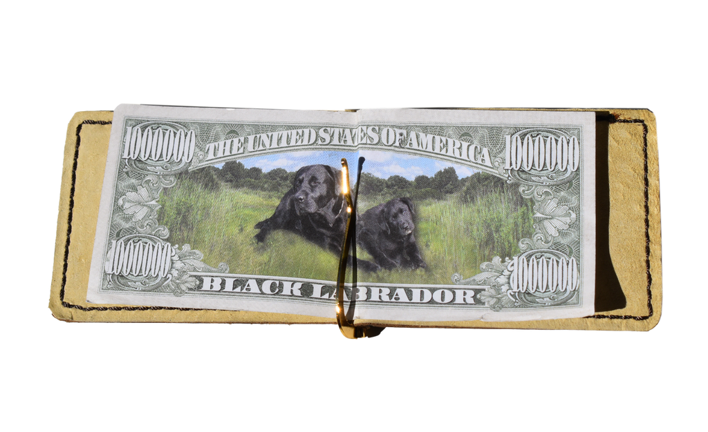 Leather Money Clip / Cardholder