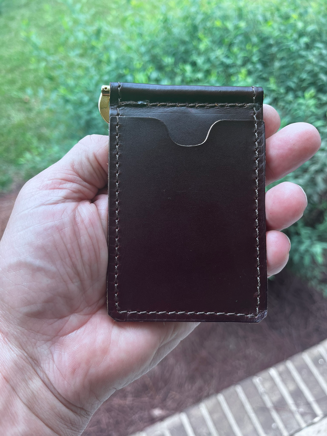 Leather Money Clip / Cardholder