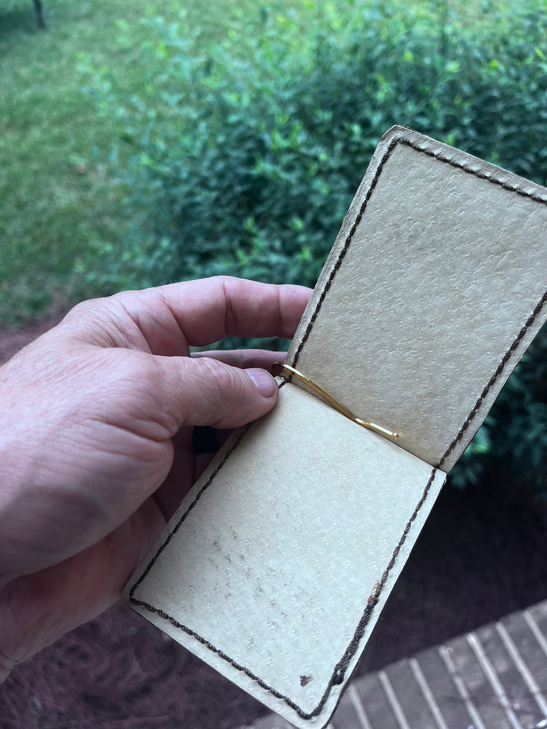 Leather Money Clip / Cardholder