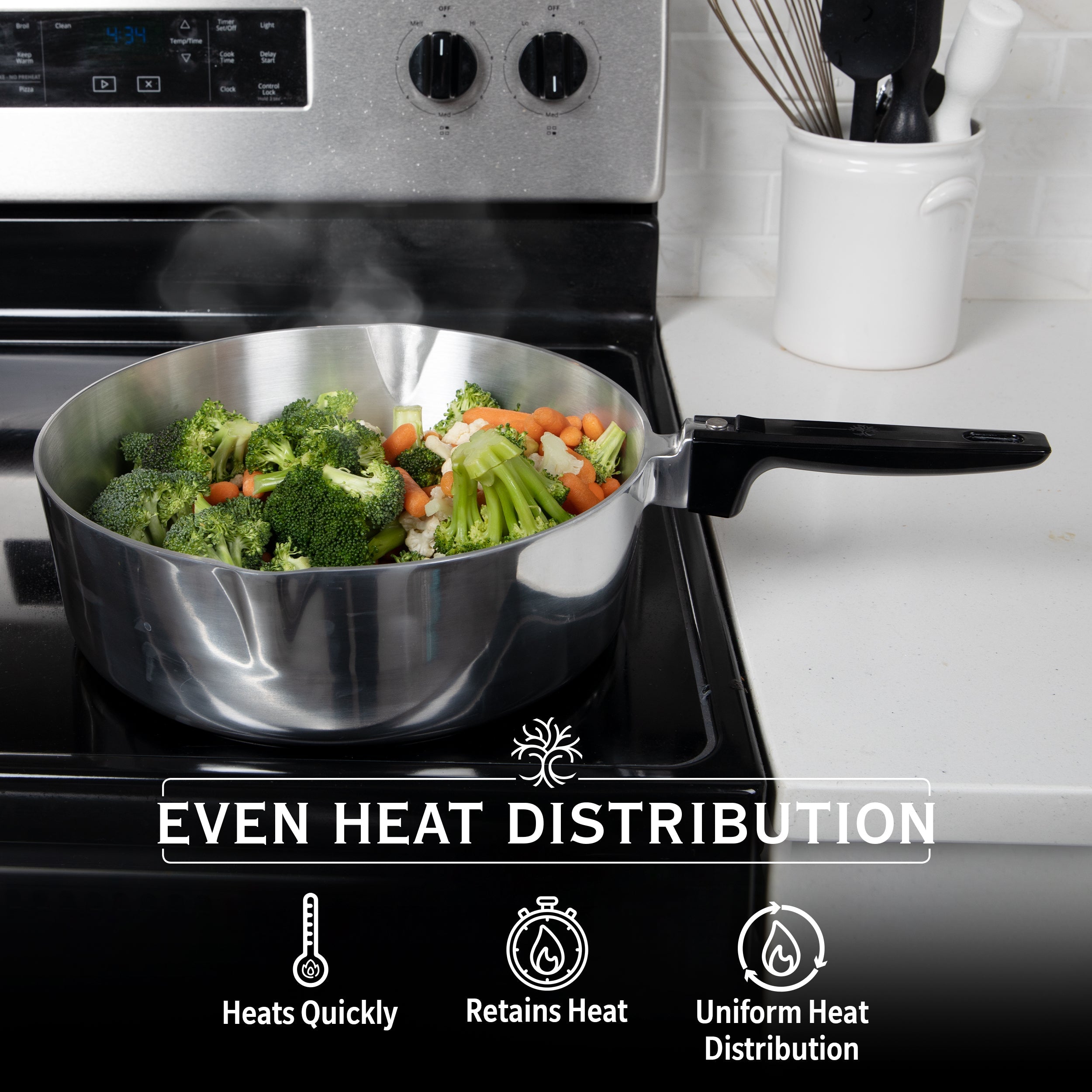 12 Inch Sauté Pan with Lid