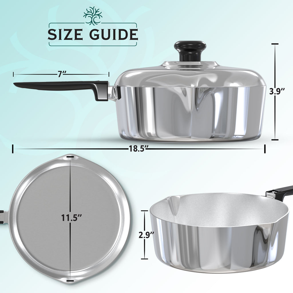 12 Inch Sauté Pan with Lid