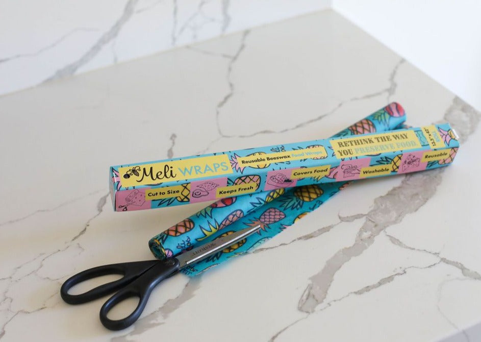 Beeswax Wrap Bulk Roll - Pineapple Print