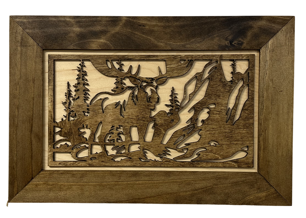 Concealed Moose Wall-Mounted Gun Cabinet – Secure Hidden Storage for Firearms