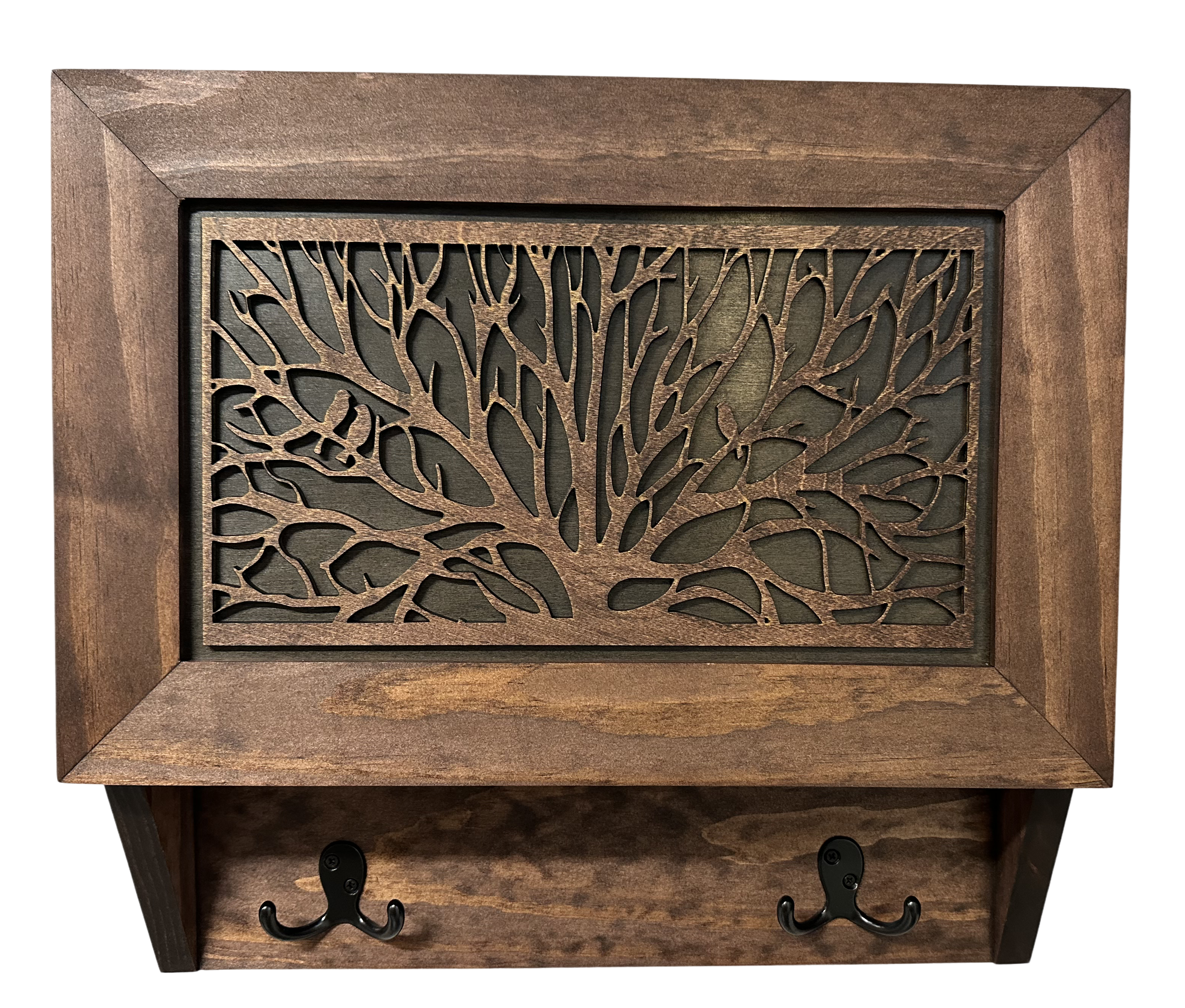 Tree of Life Wall-Mounted Gun Cabinet – Hidden Firearm Storage with Elegant Nature-Inspired Design