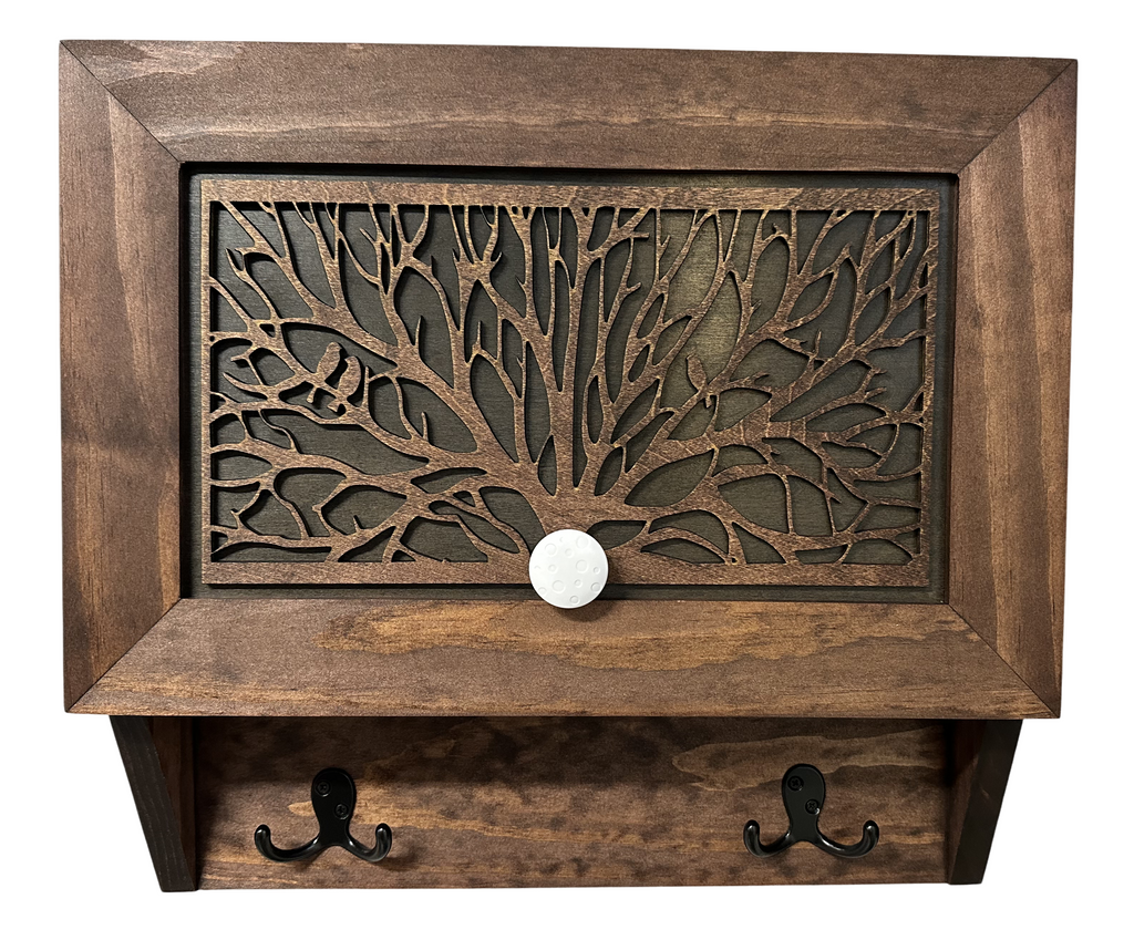 Tree of Life Wall-Mounted Gun Cabinet – Hidden Firearm Storage with Elegant Nature-Inspired Design