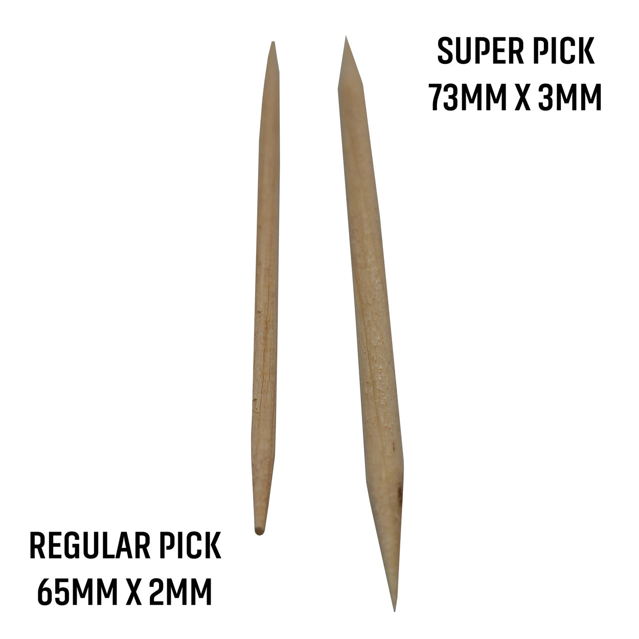 Unflavored Birchwood Toothpicks in Plastic Tube Or Jar