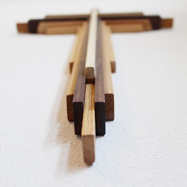Three-Foot-Tall Wooden Crosses