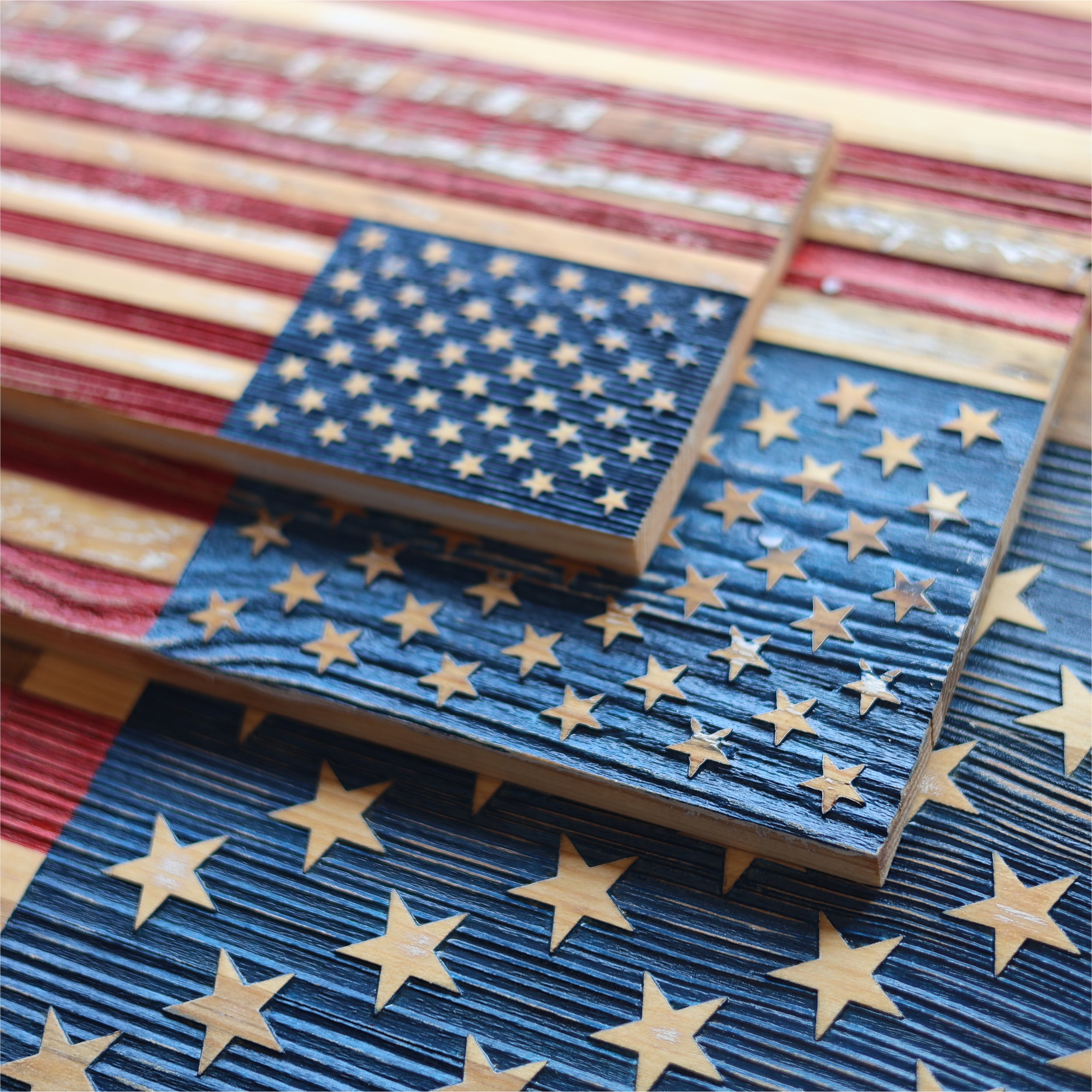 USA Pallet Wood Flags