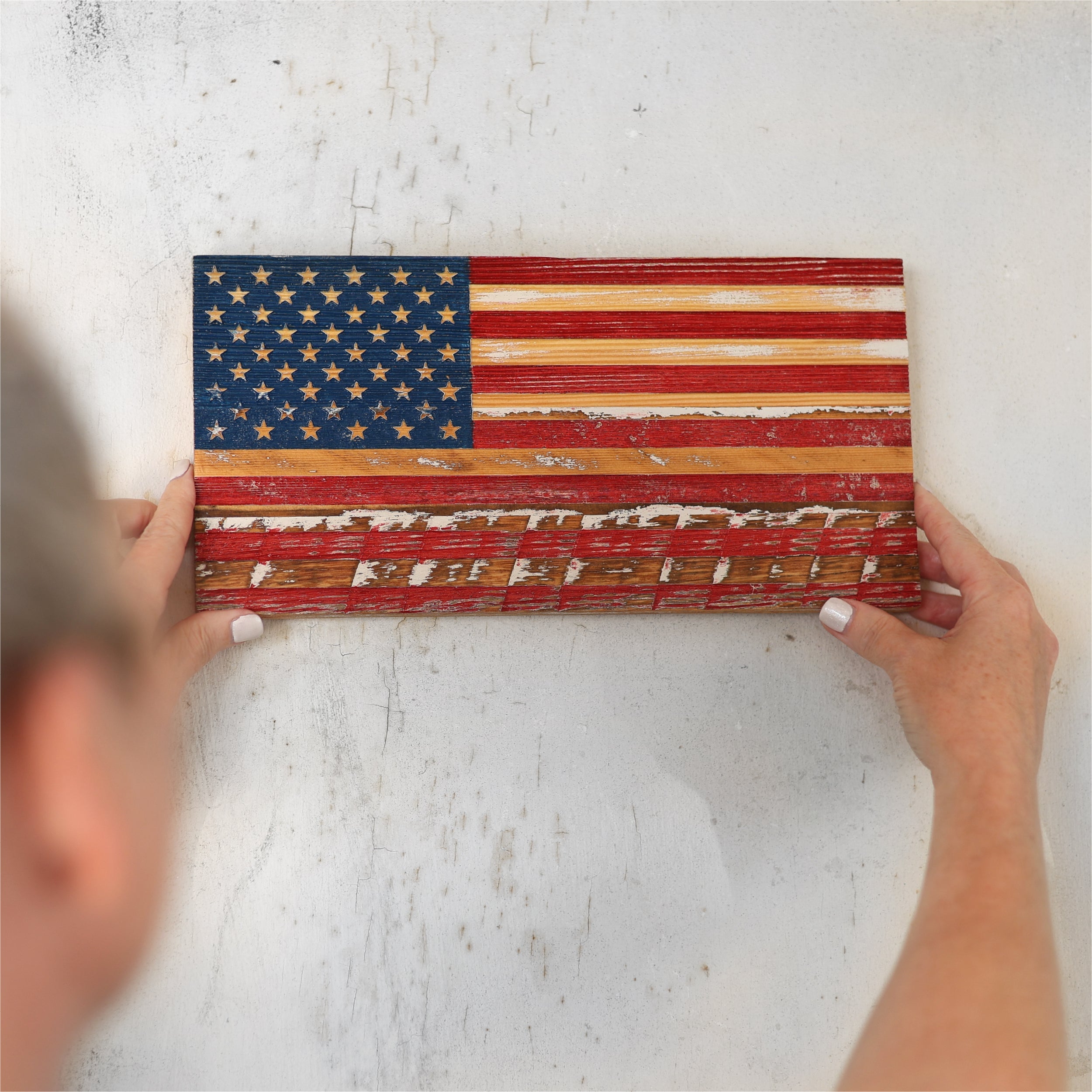 USA Pallet Wood Flags