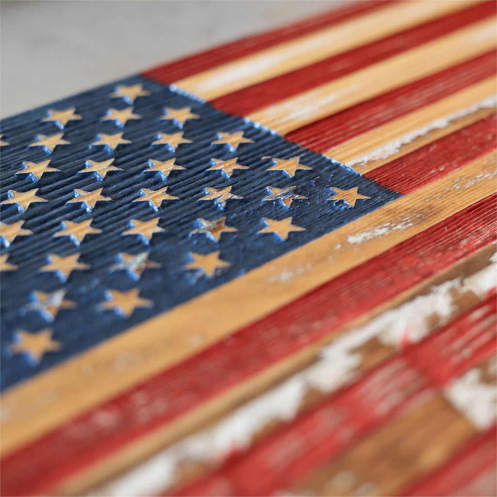 USA Pallet Wood Flags