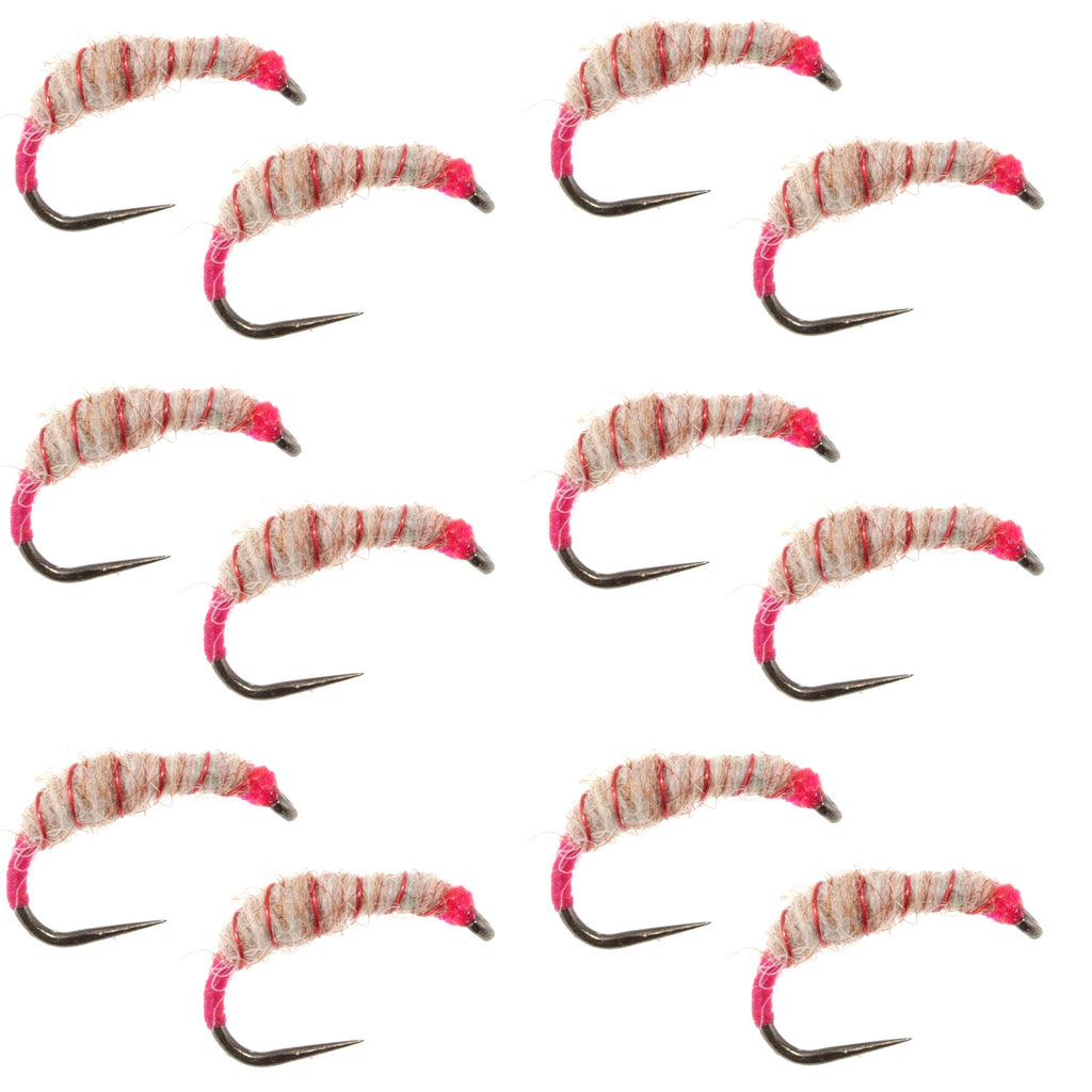 Utah Killer Bug - 12 Tenkara Flies - Size 14