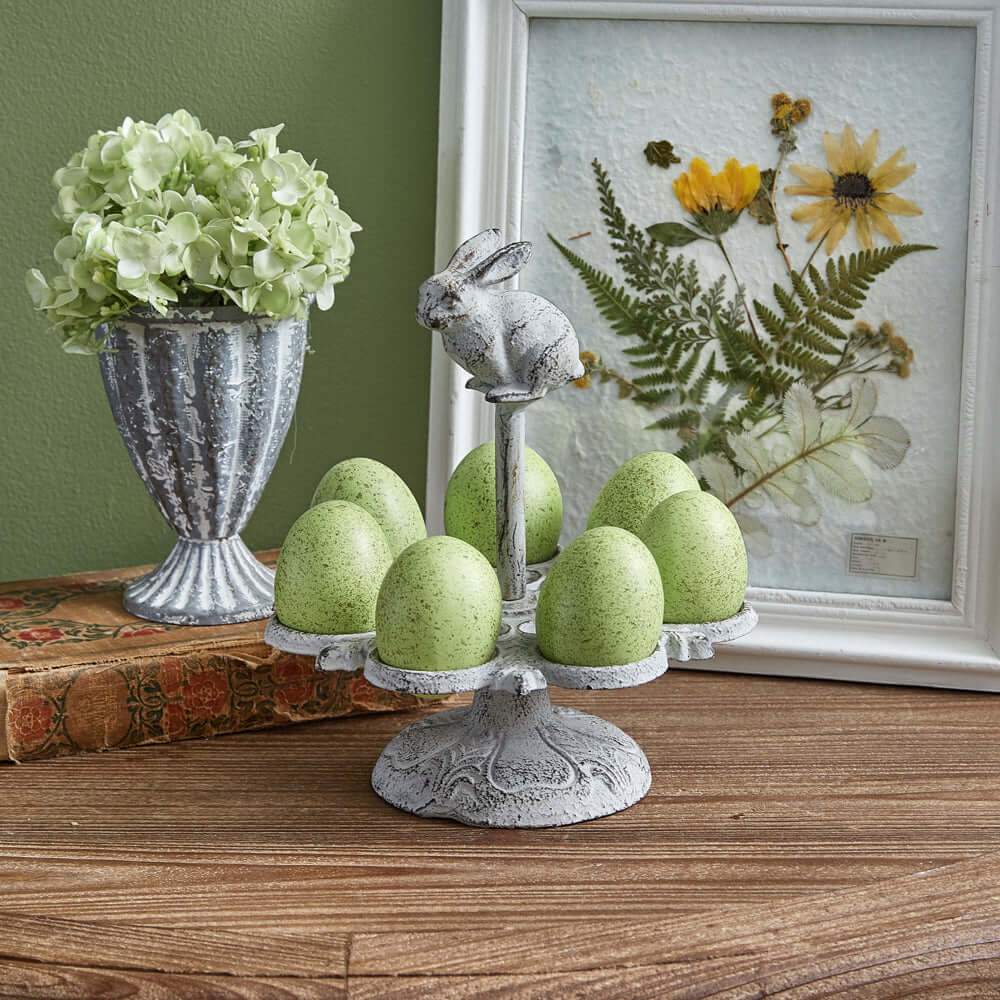 Vintage Bunny Egg Holder Stand