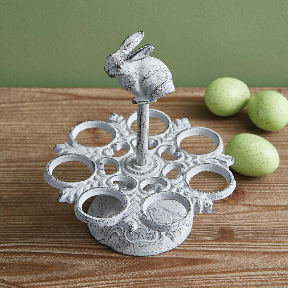 Vintage Bunny Egg Holder Stand