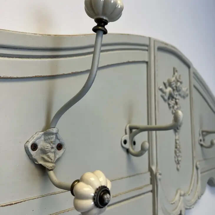 Vintage French Country Wall-Mounted Coat Rack