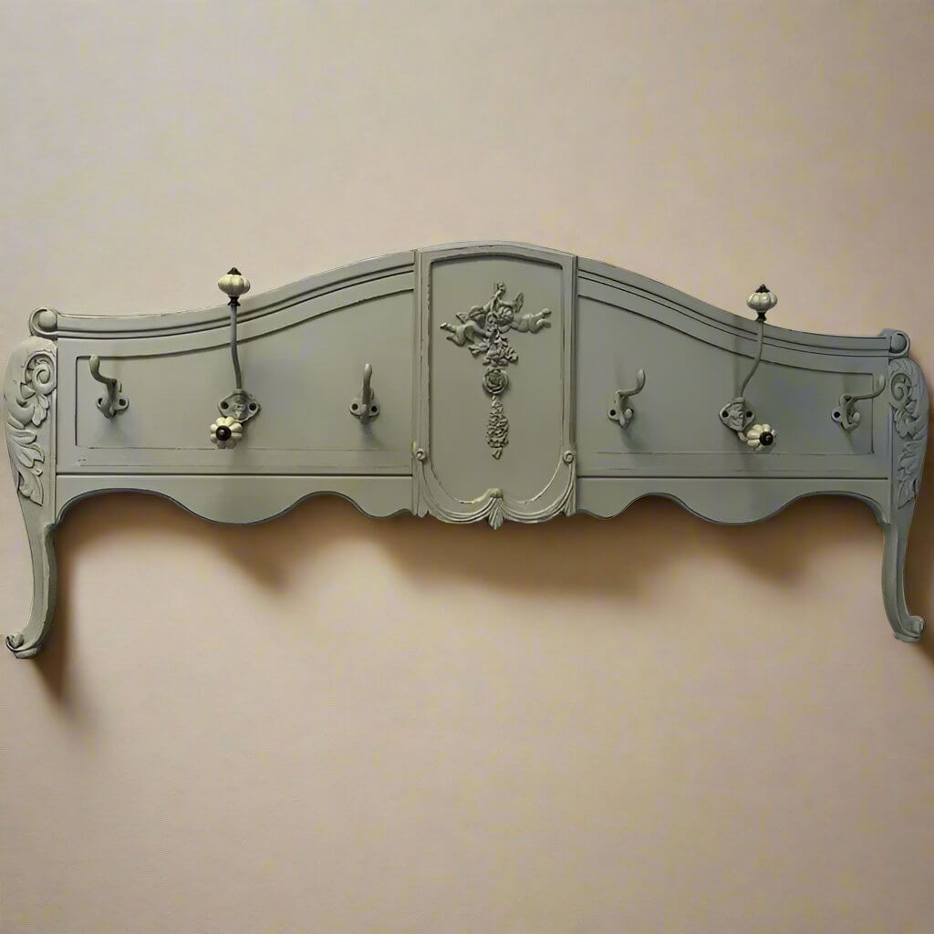 Vintage French Country Wall-Mounted Coat Rack