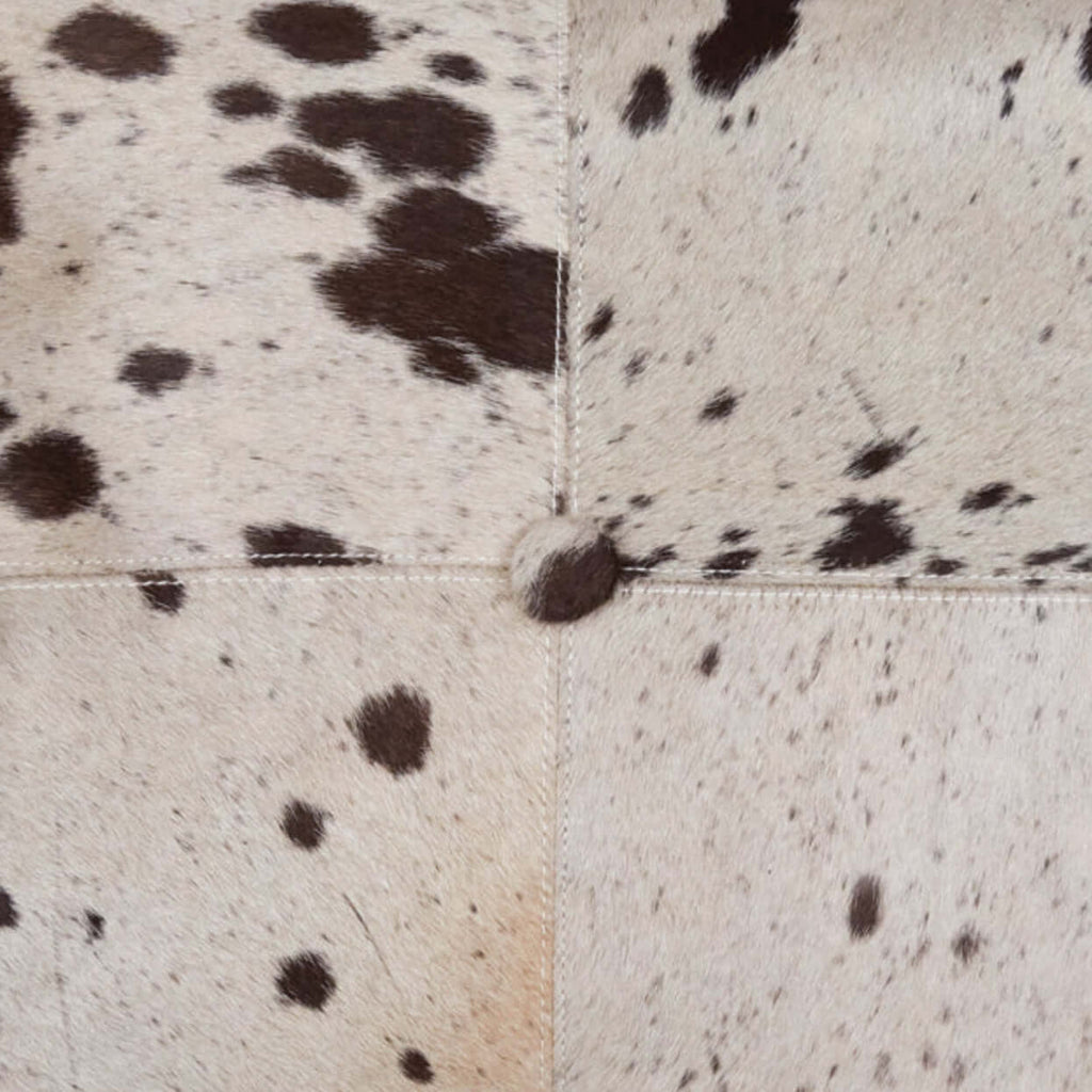 Western Spotted Cowhide Throw Pillow