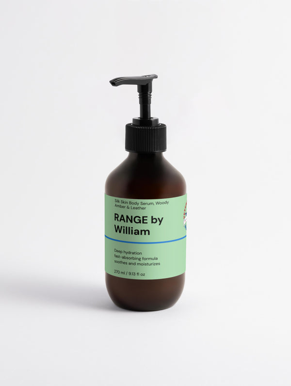 Silk Skin Body Serum, Woody Amber & Leather