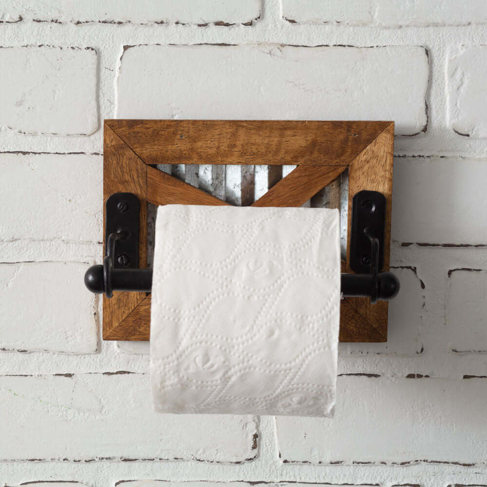 Antique Farmhouse Toilet Paper Holder (Set of 2)