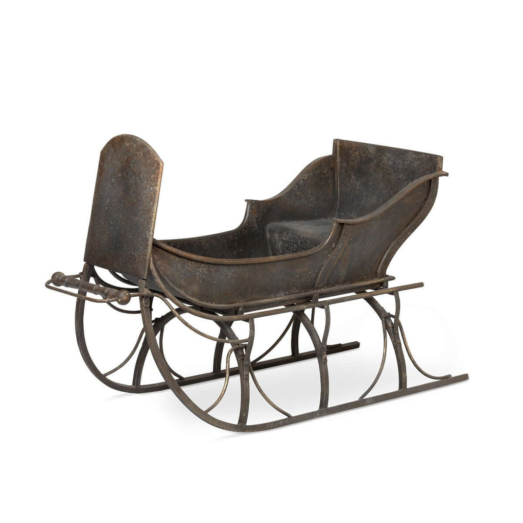Antique Iron Cutter Sleigh Christmas Décor