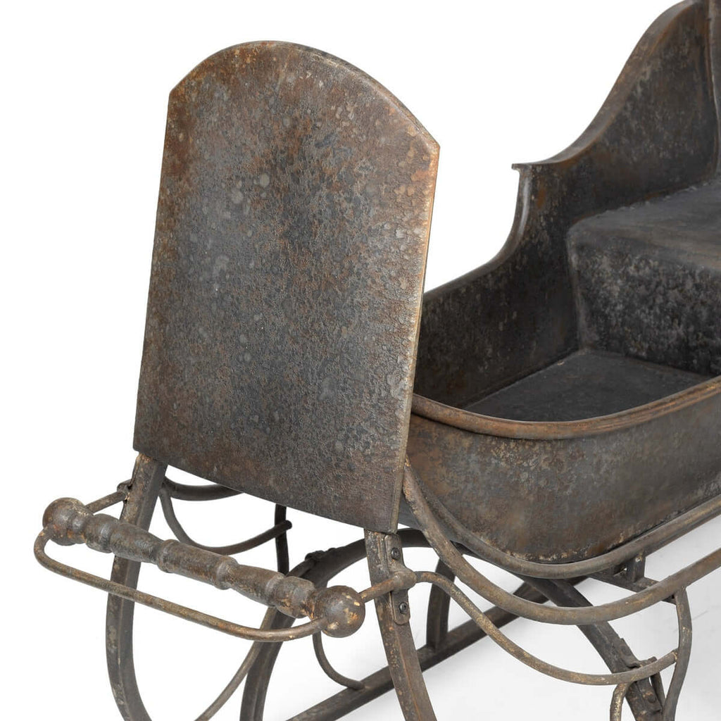Antique Iron Cutter Sleigh Christmas Décor