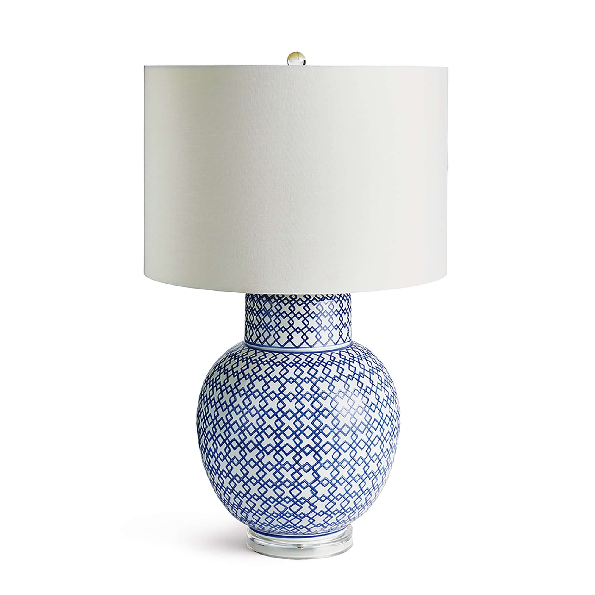 Chinoiserie Blue and White Ginger Jar Lamp