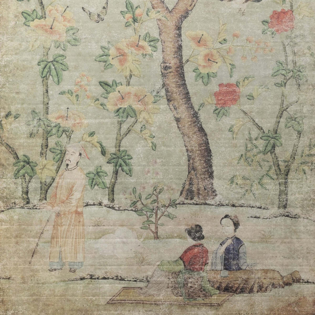 Chinoiserie Silk Screen Wall Decor Set
