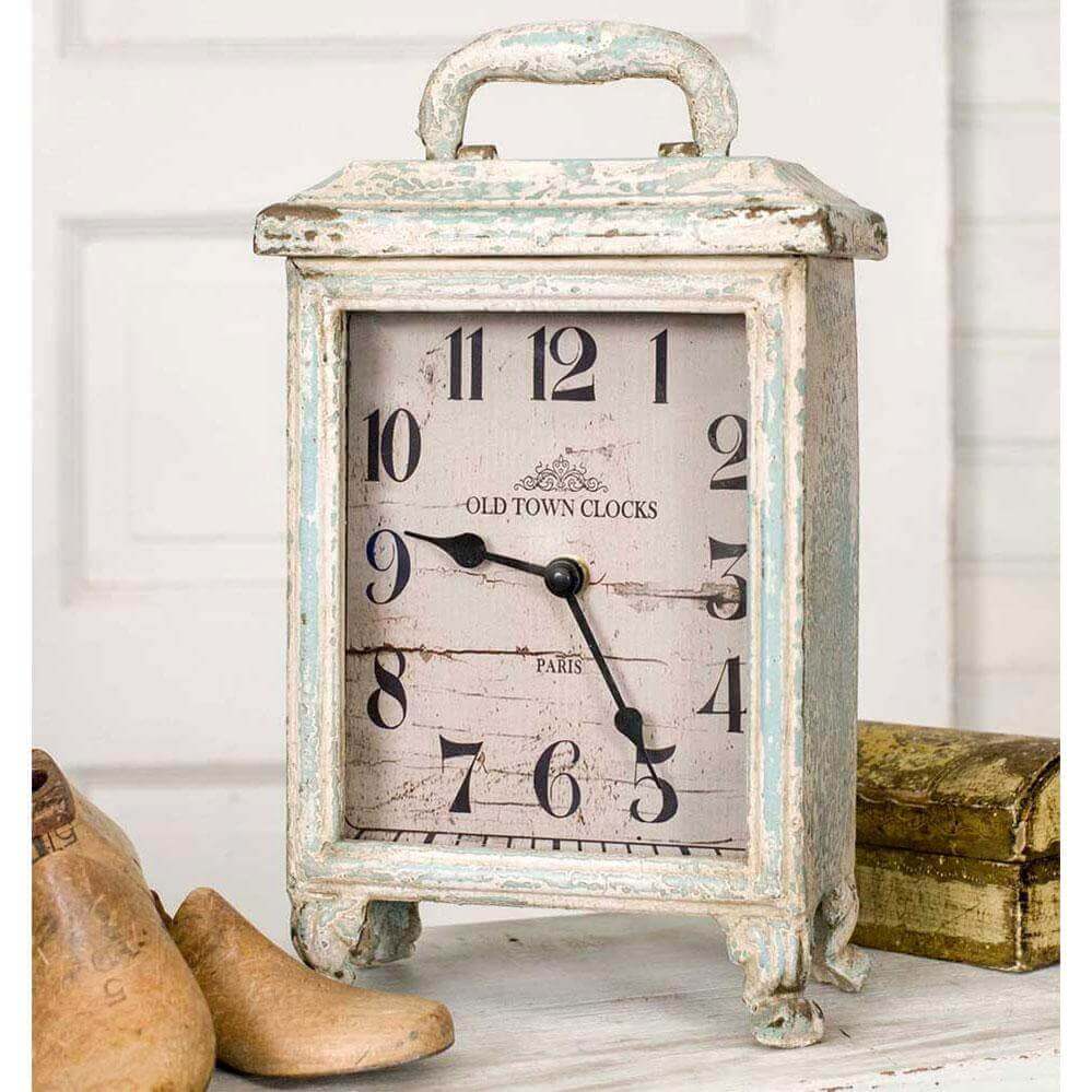 Distressed Vintage Carriage Clock