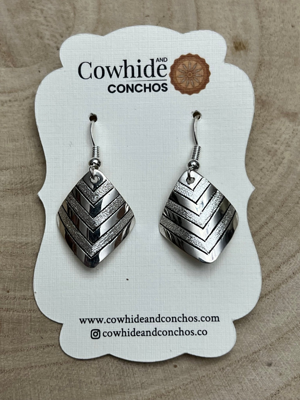 Florence Tahe Navajo Handmade Sterling silver Earrings
